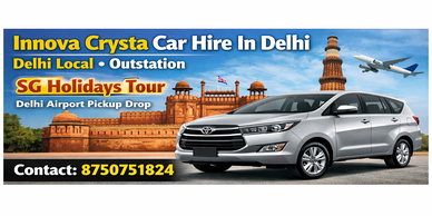 Innova Crysta Car Hire In Delhi  