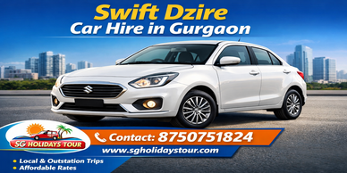 Swift Dzire Car Hire in Gurgaon 