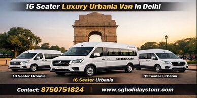 16 Seater Luxury Urbania Ven Hire In Delhi 